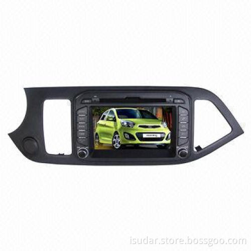 7-inch 2-DIN + Android 4.0 Car DVD Player with GPS for Kia Picanto Morning 2011